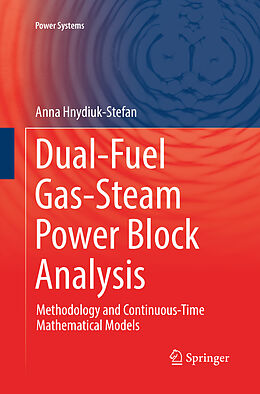 Couverture cartonnée Dual-Fuel Gas-Steam Power Block Analysis de Anna Hnydiuk-Stefan