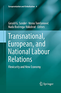 Couverture cartonnée Transnational, European, and National Labour Relations de 