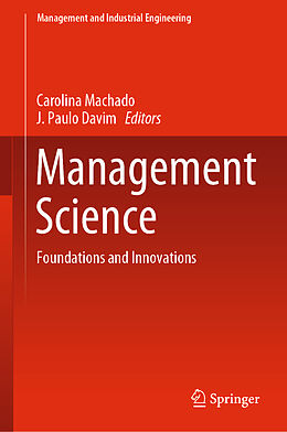 Couverture cartonnée Management Science de 