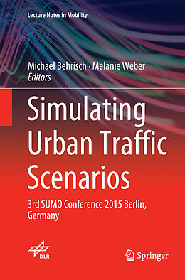 Couverture cartonnée Simulating Urban Traffic Scenarios de 