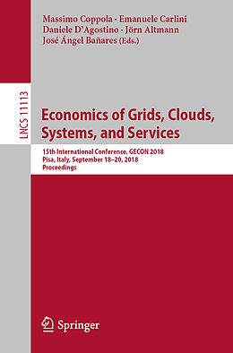 Kartonierter Einband Economics of Grids, Clouds, Systems, and Services von 