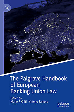 Couverture cartonnée The Palgrave Handbook of European Banking Union Law de 