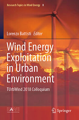 Couverture cartonnée Wind Energy Exploitation in Urban Environment de 