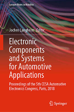 Livre Relié Electronic Components and Systems for Automotive Applications de 