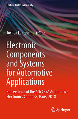 Couverture cartonnée Electronic Components and Systems for Automotive Applications de 