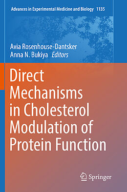 Kartonierter Einband Direct Mechanisms in Cholesterol Modulation of Protein Function von 