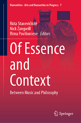 Livre Relié Of Essence and Context de 