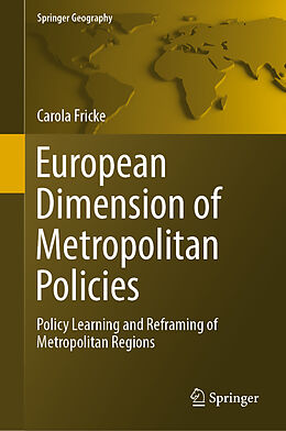 Fester Einband European Dimension of Metropolitan Policies von Carola Fricke
