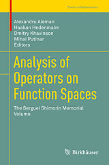 eBook (pdf) Analysis of Operators on Function Spaces de 