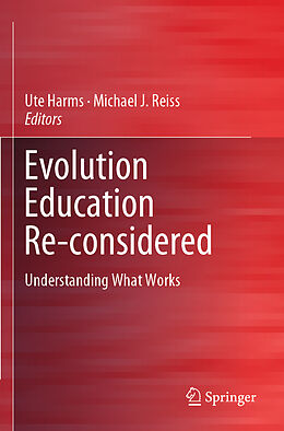 Couverture cartonnée Evolution Education Re-considered de 