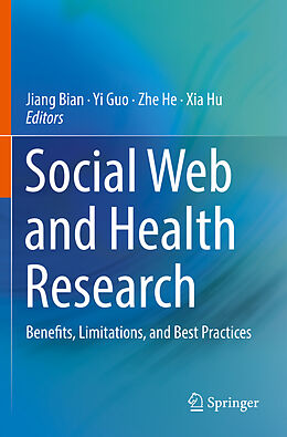 Couverture cartonnée Social Web and Health Research de 