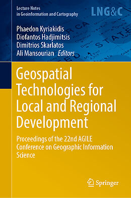 Livre Relié Geospatial Technologies for Local and Regional Development de 