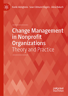 Fester Einband Change Management in Nonprofit Organizations von Kunle Akingbola, Alina Baluch, Sean Edmund Rogers