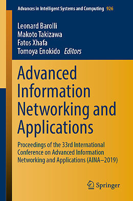 Kartonierter Einband Advanced Information Networking and Applications von 