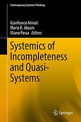 eBook (pdf) Systemics of Incompleteness and Quasi-Systems de 