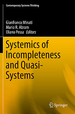 Kartonierter Einband Systemics of Incompleteness and Quasi-Systems von 