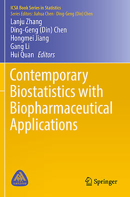 Couverture cartonnée Contemporary Biostatistics with Biopharmaceutical Applications de 