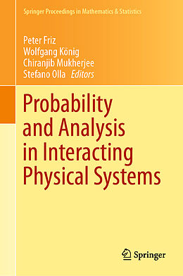 Fester Einband Probability and Analysis in Interacting Physical Systems von 