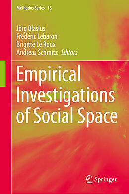 Livre Relié Empirical Investigations of Social Space de 