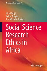 eBook (pdf) Social Science Research Ethics in Africa de 