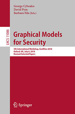Kartonierter Einband Graphical Models for Security von 