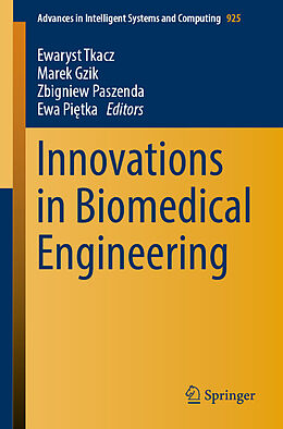 Couverture cartonnée Innovations in Biomedical Engineering de 