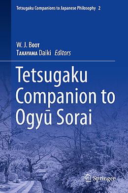 Fester Einband Tetsugaku Companion to Ogyu Sorai von 