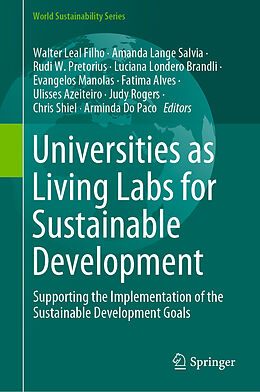 Livre Relié Universities as Living Labs for Sustainable Development de 