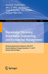 E-Book (pdf) Knowledge Discovery, Knowledge Engineering and Knowledge Management von 