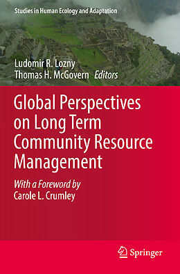 Couverture cartonnée Global Perspectives on Long Term Community Resource Management de 