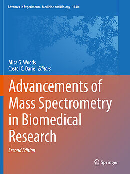 Couverture cartonnée Advancements of Mass Spectrometry in Biomedical Research de 