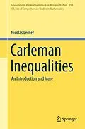 E-Book (pdf) Carleman Inequalities von Nicolas Lerner