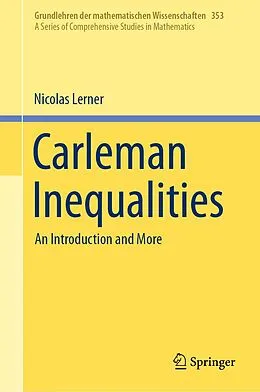 E-Book (pdf) Carleman Inequalities von Nicolas Lerner