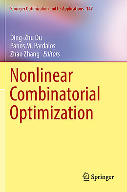 Kartonierter Einband Nonlinear Combinatorial Optimization von 
