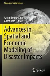 Fester Einband Advances in Spatial and Economic Modeling of Disaster Impacts von