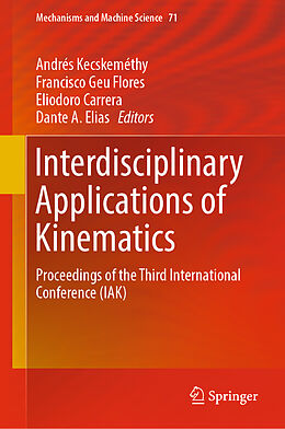 Fester Einband Interdisciplinary Applications of Kinematics von 