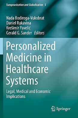 Couverture cartonnée Personalized Medicine in Healthcare Systems de 