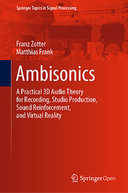 Livre Relié Ambisonics de Matthias Frank, Franz Zotter