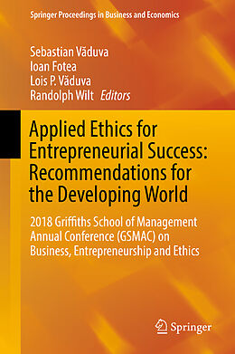 Livre Relié Applied Ethics for Entrepreneurial Success: Recommendations for the Developing World de 