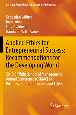 Couverture cartonnée Applied Ethics for Entrepreneurial Success: Recommendations for the Developing World de 