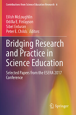 Couverture cartonnée Bridging Research and Practice in Science Education de 