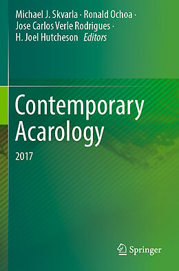 Couverture cartonnée Contemporary Acarology de 