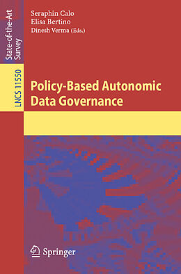 Kartonierter Einband Policy-Based Autonomic Data Governance von 