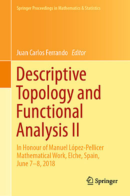 Fester Einband Descriptive Topology and Functional Analysis II von 