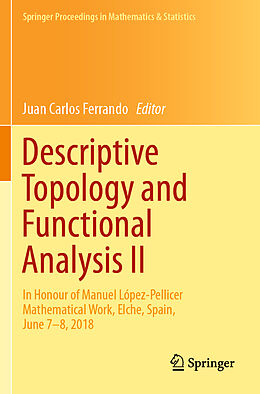 Kartonierter Einband Descriptive Topology and Functional Analysis II von 