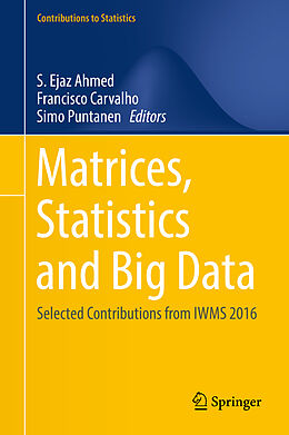 Livre Relié Matrices, Statistics and Big Data de 