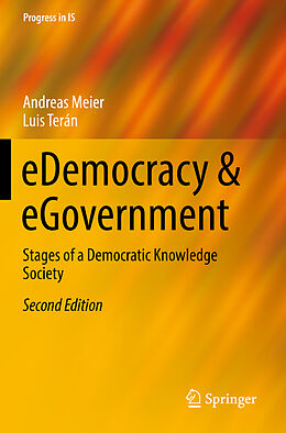 Couverture cartonnée eDemocracy & eGovernment de Luis Terán, Andreas Meier