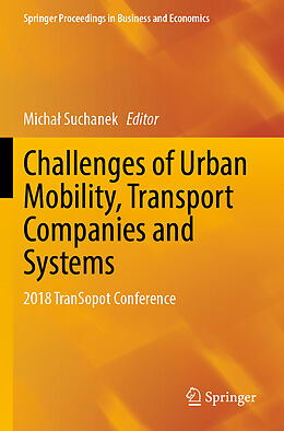 Couverture cartonnée Challenges of Urban Mobility, Transport Companies and Systems de 