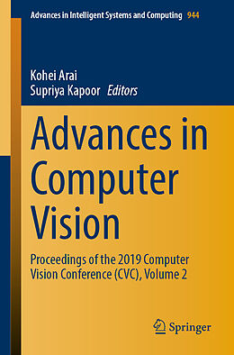 Couverture cartonnée Advances in Computer Vision de 