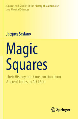 Couverture cartonnée Magic Squares de Jacques Sesiano